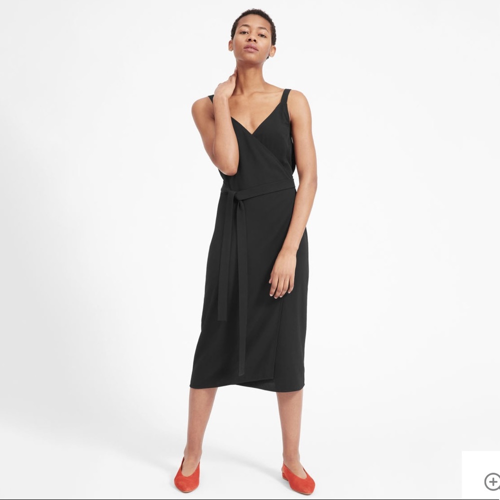 Japanese Go Weave Wrap Dress